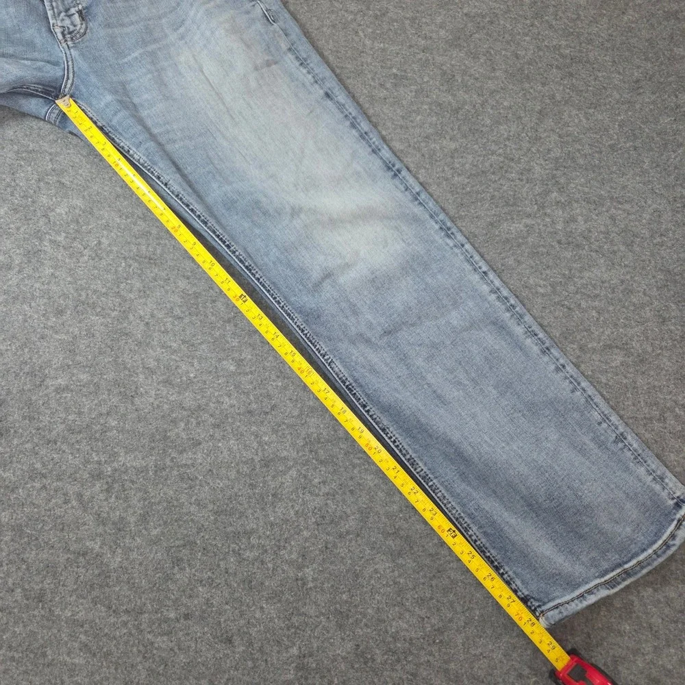 Silver Jeans Grayson Straight Leg Men's 32x30 Light Wash Stretch Denim Jeans